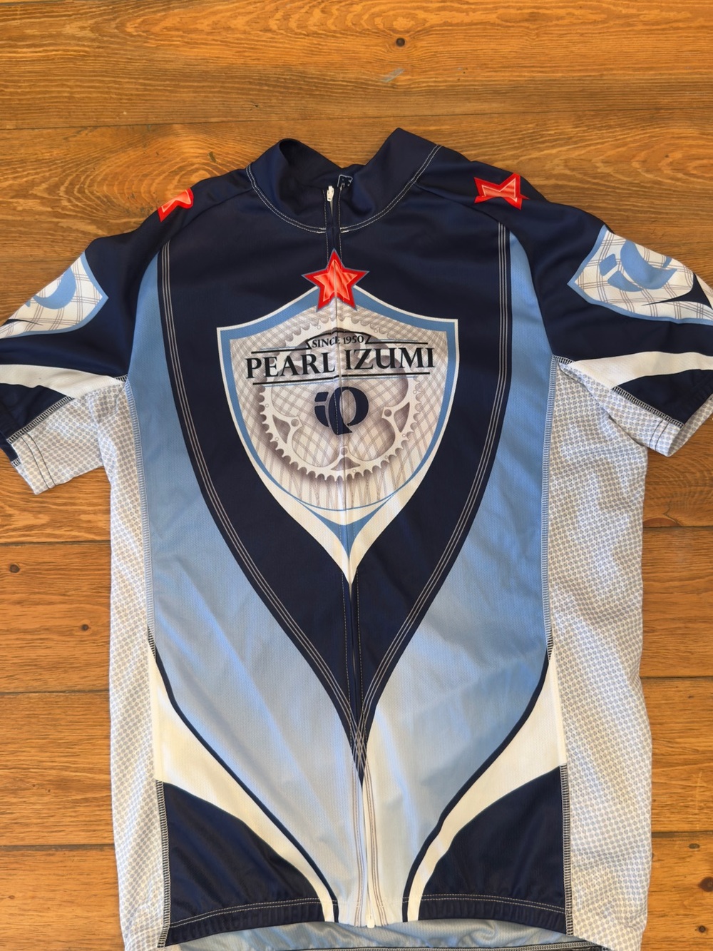 Pearl Izumi Men's Blue Navy White Cycling Jersey